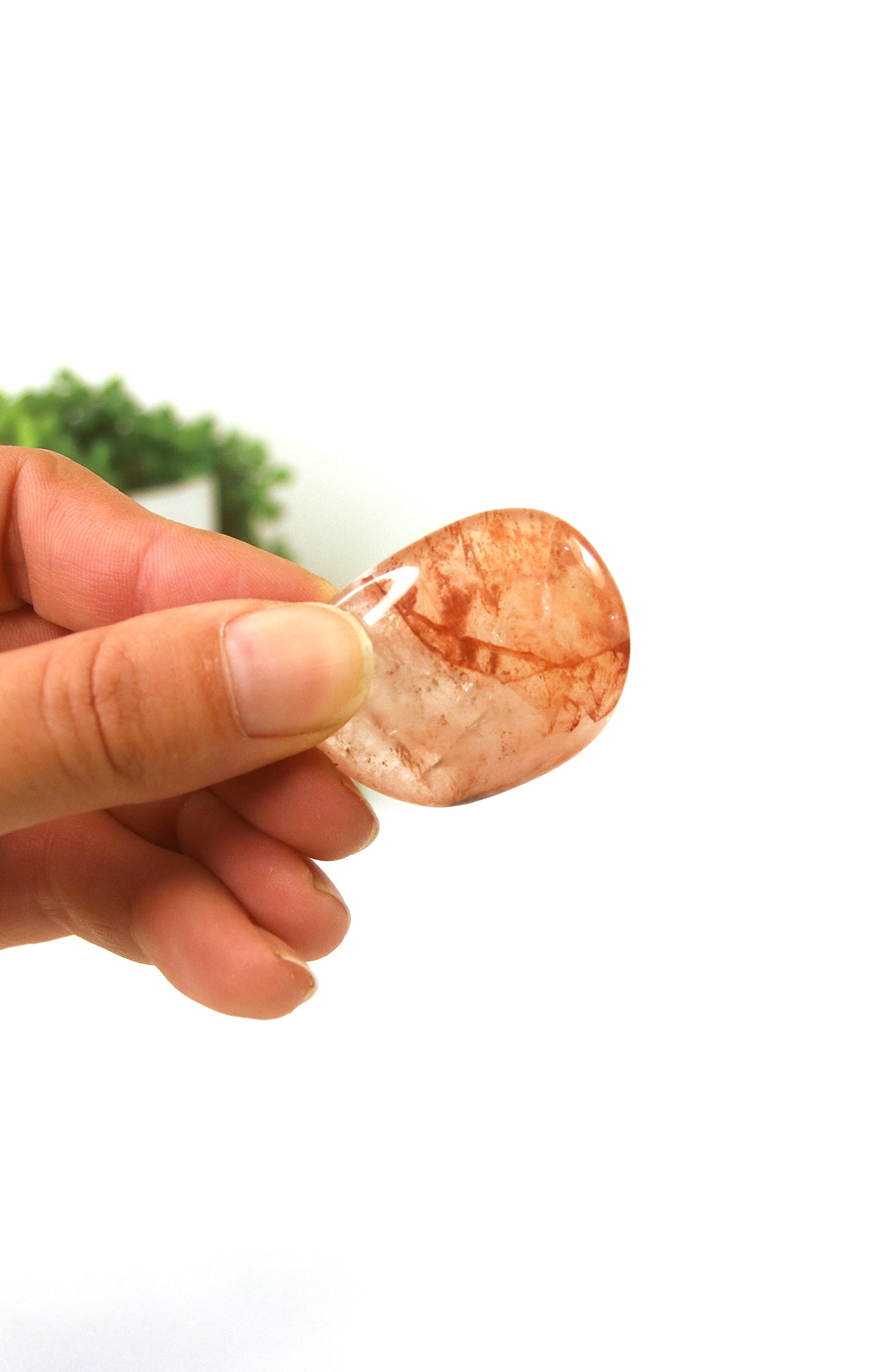 Lithium Quartz Palm Stone